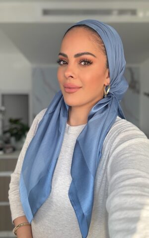מרובעת כותנה איכותית אדל כחול