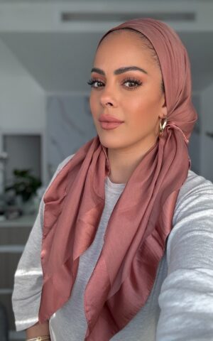 מרובעת כותנה איכותית אדל רוז גולד