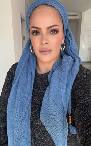 לונג קרפ פרנזים חרוז כחול
